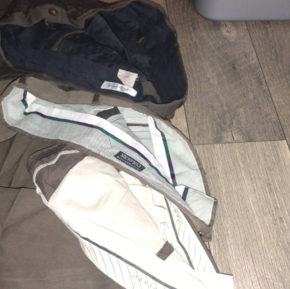 Men's slacks, CLAIBORNE/COLOURS/ John Henry - lot of 3